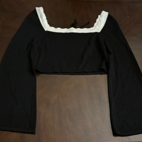 Paper Crane dee elly Crop Sweater Top - Picture 4 of 7